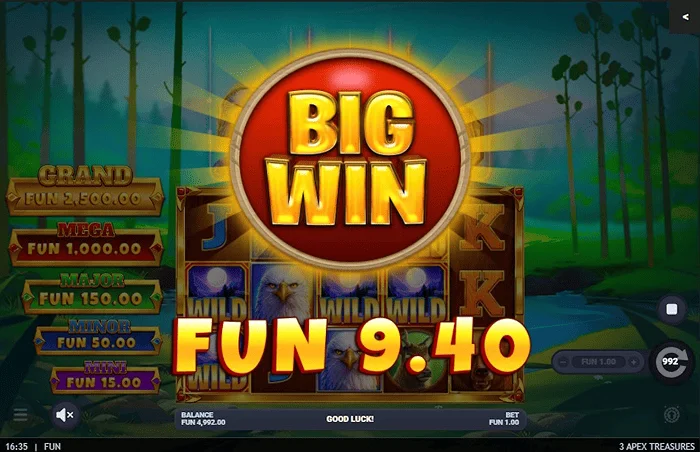 3 Apex Treasures - Hold & Win में बड़ी जीत