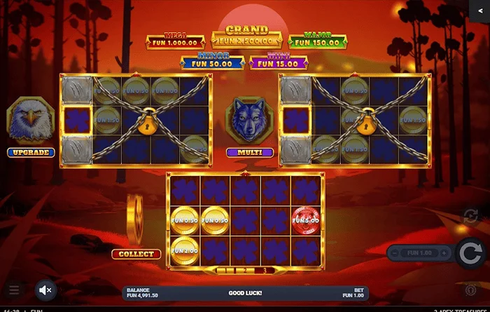 3 Apex Treasures - वुल्फ बोर्ड के साथ Hold & Win शुरू करना
